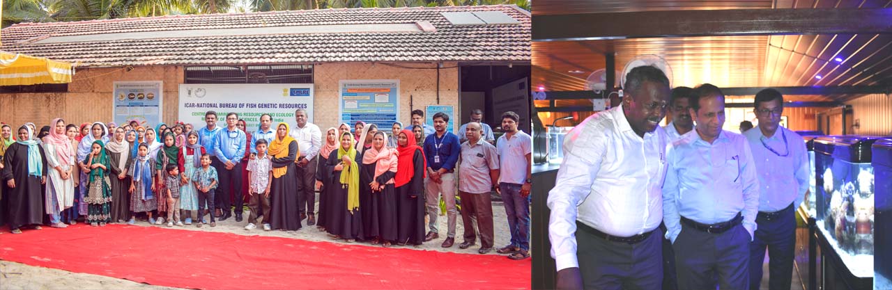 DG (ICAR) Inaugurated Display-cum-Interpretation Centre for Marine Ornamentals at Lakshadweep Island