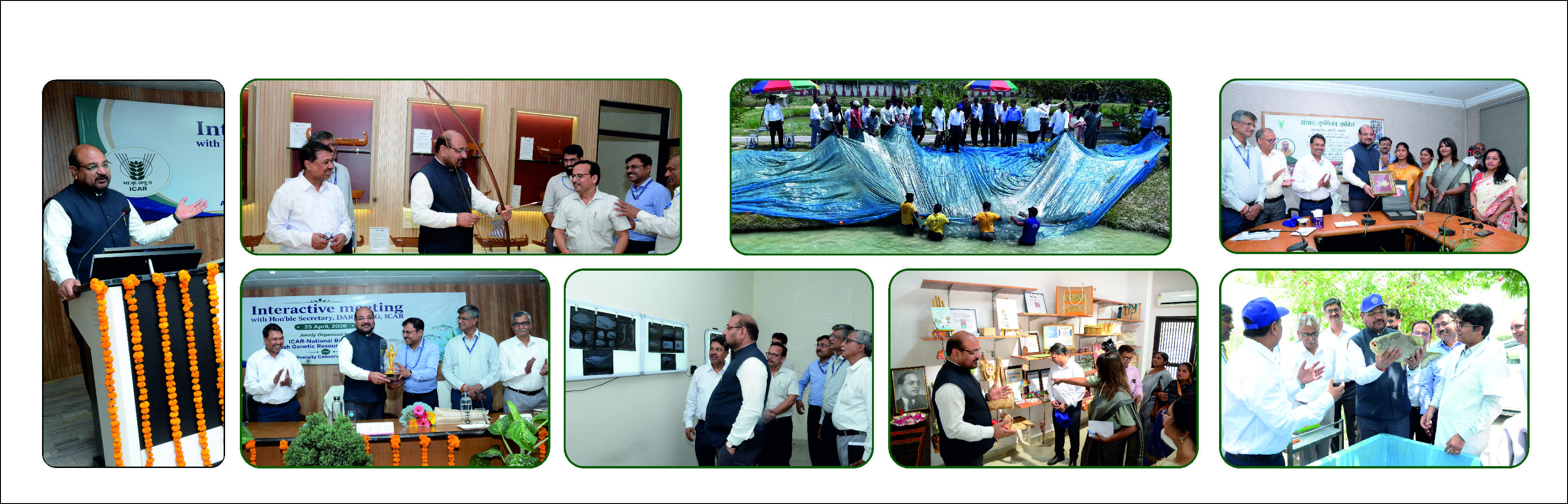 Visit of Secretary DARE and Director General ICAR to NBFGR